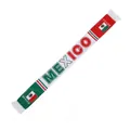 Mexico national team soccer fan scarf with fringe, premium satin material, 135x14cm. - 135cm / Mexico
