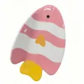 Creative pink and white striped fish shaped hair claw clip for beach vacation accessory - Pink and White Striped Clownfish / Clownfish Pink