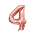 Rose gold number 4 aluminum foil balloon 40 inch for birthday party decoration - Number 4 / 40 Inch / Rose Gold