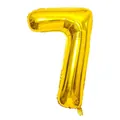 Golden 40-inch number 7 aluminum foil balloon for birthday party and anniversary decor - Number 7 / 40 Inch / Gold