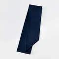Elegant extra long 2m navy blue solid color satin silk scarf ribbon for hair and bags - 100*5cm / Navy Blue