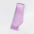 Elegant 2m long purple satin sash ribbon for hair styling or bag accessory decoration - 100*5cm / Purple