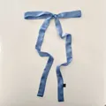 2-meter light blue satin ribbon scarf for hair and dress bow decoration accessory - 160*3cm / Light Blue