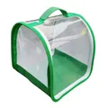 Gabbia di osservazione per insetti trasparente a 360 gradi, pieghevole con maniglia - 20x20x20 / Verde