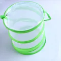Gabbia pieghevole in rete verde per l'osservazione di insetti e farfalle - Cilindro 16x20cm / Verde
