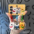 Cute cartoon resin shiba inu magnetic keychains set for couples and friends backpacks - Wuff Trio Magnetic (3 Pcs Set) / SKU Price for One Pair