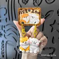 Adorable resin cartoon dog magnetic keychain set for couples and backpack charms - Lucky Rich Dogs Pair / SKU Price for One Pair