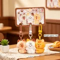 Cute set of three cartoon resin cat magnetic keychains in brown, white and orange. - Three Cute Kittens (3 Pcs Set) / SKU Price for One Pair