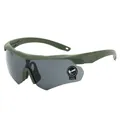 Professional military green tactical goggles for shooting and outdoor cycling protection - Army Green Frame Gray Lens