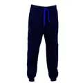Pantaloni della tuta blu navy da uomo con coulisse blu a contrasto - M / Blu Navy e Blu