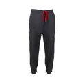 Pantalon de jogging décontracté gris foncé pour hommes avec cordon de serrage rouge - Gris Foncé et Rouge