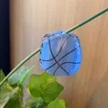 Stylish light blue basketball themed hair claw clip for creative daily hair styling accessory - Blue Tennis
