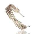 Serre-tête en métal doré à motif de feuilles de style baroque pour mariée accessoire - Style Feuilles Entrelacées (FG008) / Doré