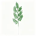 Ramo di foglie artificiali verdi glitterate 46cm per decorazioni natalizie - 46cm-12g / verde scuro