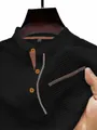 Close-up macro detail of men's black ice silk mesh T-shirt with breathable waffle texture - S / Black