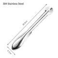 Premium 304 stainless steel fish scaler tool with 28.5cm length and 85g weight. - 304 Stainless Steel Fish Tail Scale Remover