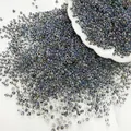 Iridescent 2/3mm glass seed beads for DIY jewelry making - AB Coated 214