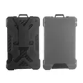 Porte-cartes tactique en fibre de carbone bloquant RFID avec clip en métal - Noir