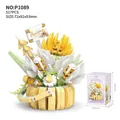 Flower basket building block set 517 pieces botanical model toy gift - P1089 Flower Basket - Autumn Chrysanthemums