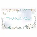 Elegant floral thank you card for gift packaging and small business decoration - Card Style 19