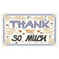 Hand-drawn style Thank You So Much card for gift packaging and retail decoration - Card Style 24