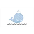 Cute blue whale themed thank you sticker card for small business gift packaging decoration - Card Style 42