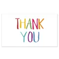 Vibrant and colorful 'Thank You' card for small business gift packaging and decor - Card Style 47