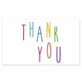 Colorful hand-drawn Thank You sticker for small business gift packaging decoration - Card Style 49