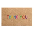 Kraft paper thank you sticker for gift packaging decoration and small business - Card Style 103 (Kraft Paper)
