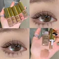 Cappuvini matte liquid eyeshadow in shade #05 with swatch and eye makeup effect - 05# Latte Coffee Grey Brown (Matte)