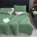Luxe grenengroene Thaise ijszijde latex koelmat 3-delige set met getextureerd patroon - 150cmx200cm / Turkoois Y-Patroon