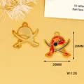 Detail of 20mm pirate cross swords alloy pendant for DIY jewelry making - Twin Swords Pirate / 1 Piece (20x20mm)