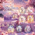 Traditional style Nine-Tailed Fox blind box figure featuring glowing ambient light effect - Hm223 Phantom Nine-tailed Fox Box 6 / Random One
