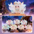 Collection of seven mystical nine-tailed fox blind box figurines in soft pastel tones - -491 Four Seasons Of Flowers Nine-tailed Fox Box 6 / Random One
