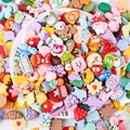 Große gemischte Cartoon-Resin-Cabochons in verschiedenen bunten Stilen für DIY-Basteln - Zufällige gemischte Stile / Groß / Mehrfarbig
