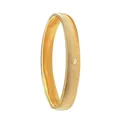 Classic gold spring sleeve garter for men, anti-slip metal armbands for shirt sleeves - Deep Gold