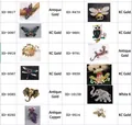 Multi-style animal brooches with sparkling rhinestones in antique gold and silver finishes - 12-Piece Mixed Animal Alloy Brooch Style (12-Piece Set As Shown)