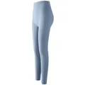 Leggings de yoga taille haute bleu clair avec effet liftant, pantalon de sport rapide. - S / Bleu gris