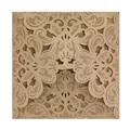Partecipazione di nozze europea oro tagliata al laser con intricato motivo in pizzo - Set Completo / Oro Champagne