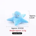 Giuoco di peluche a stella blu per gatti con erba gatta, 10,5 cm - Stile con Erba Gatta / Stella Marina Blu