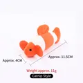 Λούτρινο παιχνίδι γάτας ψάρι κλόουν με catnip, 11,5 εκ. πορτοκαλί και λευκό ψάρι - Στυλ με Μαγιοβότανο / Ψάρι Κλόουν