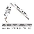 Interactive cat wand toy with natural wood stick and white feather plush pendant - Wooden Rod Plush Duck Style