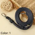 Adjustable black PU leather shoulder strap replacement for crossbody handbags and purses - 119.5CM*1.0CM Gold Clasp / Black