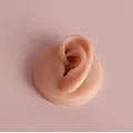 Realistisches Silikon-Ohrmodell in Hautfarbe für Piercing-Übungen und Displays - Linkes Ohr (001)