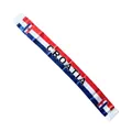 Croatia national team fan scarf with satin finish and white fringes - 135cm / Croatia