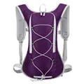 Purple water-resistant outdoor hydration backpack for cycling and hiking adventures. - 29*10*41CM / Purple