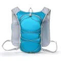 Professional lightweight blue hydration vest for marathon running and outdoor cycling - Below 20L / Backpack Only / Lake Blue