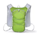 Lightweight lime green running vest backpack designed for outdoor cycling and marathon. - Below 20L / Backpack Only / Fruit Green