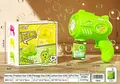 Automatic green dinosaur electric bubble gun toy set including refill solution and gift box - Round 6-Hole Green Dinosaur (Boxed)