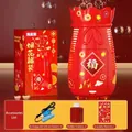 Automatic red lucky bag firework bubble machine with rechargeable battery and solution - Lucky Bag Wedding Style (Rechargeable)